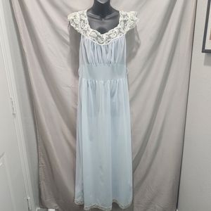 Seamprufe Vintage 50s Ethereal Lingerie Slip Dress Nightgown
